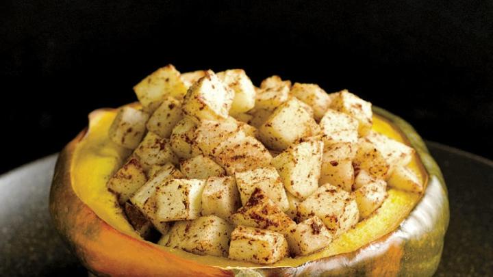 Baked and Loaded Acorn Squash