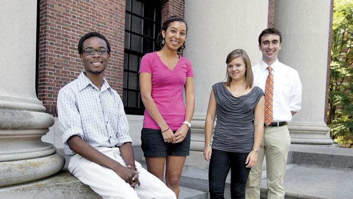 From left: Abiola Laniyonu, Laura Hinton, Meghan Smith, and Matthew Chuchul 