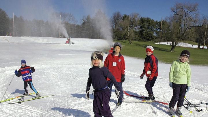 Close to Boston, kids can ski after school at the Weston Ski Track. 