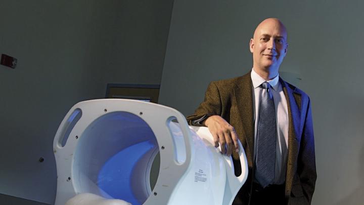 Michael Rohan has developed a magnetic-stimulation machine that shows promise for the immediate treatment of depression.
