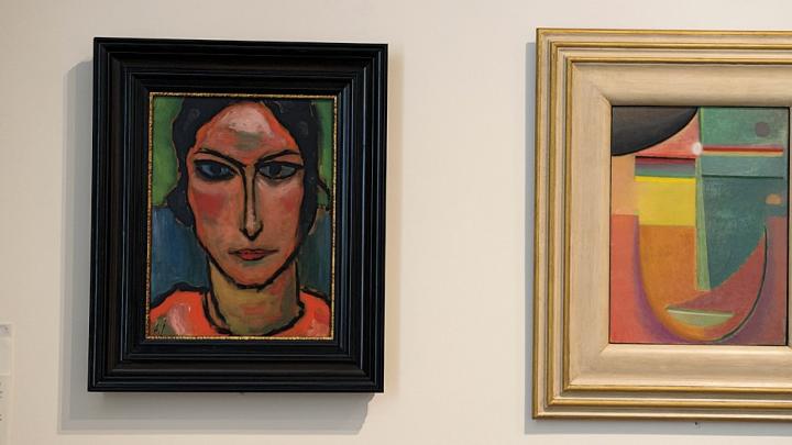 Two Alexei Jawlensky paintings of the human face