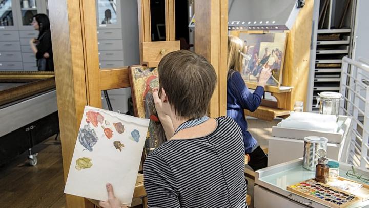 In the Straus Center for Conservation and Technical Studies on the museum&rsquo;s top floors, conservators and conservation scientists have been busy readying artworks for display in the reinstalled galleries.