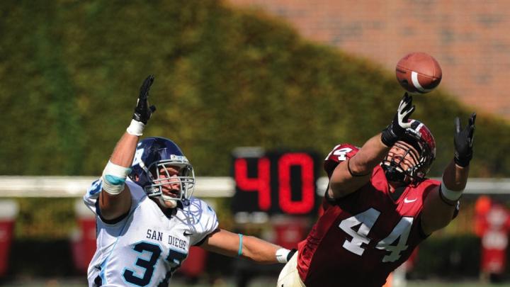 Sunday soldiers: Tight end Kyle Juszczyk also went on to the NFL.