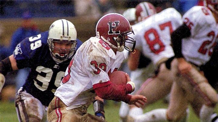 A first-quarter touchdown by Chris Menick keyed a 17-7 victory over Yale in 1997, a win that gave Murphy his first Ivy League title and fulfilled a promise to his first recruiting class.
