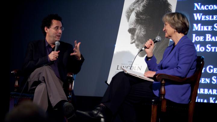 Civil War historian and Harvard president Drew Faust talks with Kushner about the film.