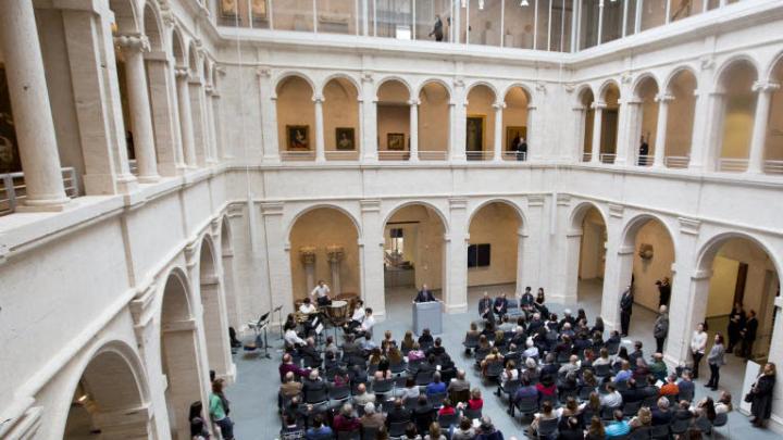 Members of the Harvard community and area residents celebrated the official opening of the Harvard Art Museums on November 16.