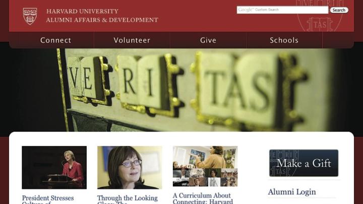 The new <a href="http://alumni.harvard.edu">alumni.harvard.edu</a>