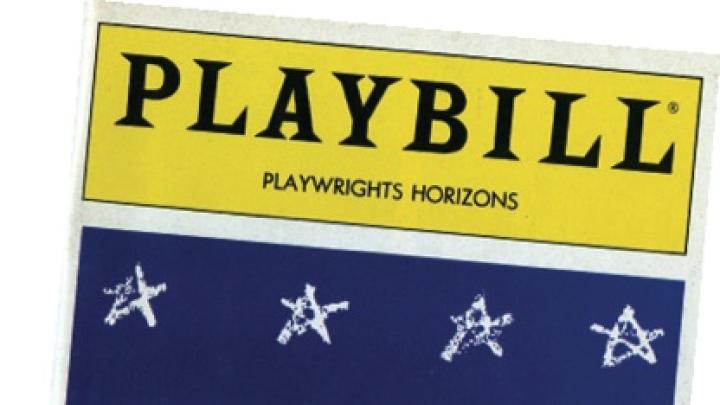 A <i>Playbill</i> for another collaboration, <i>Assassins</i> (1990)