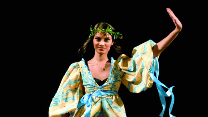 Sonia Dara at the 2011 student-run fashion show, Eleganza