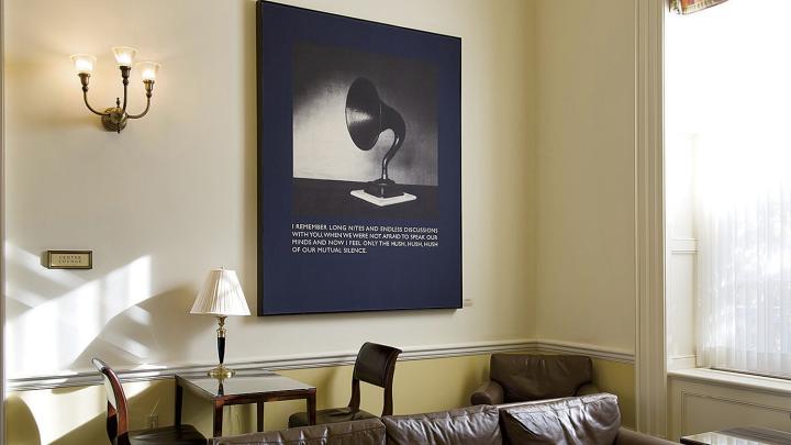 <i>The Hush of Your Silence</i> from the <i>Who What When Where</i> series (1998), by Carrie Mae Weems, Spangler Center