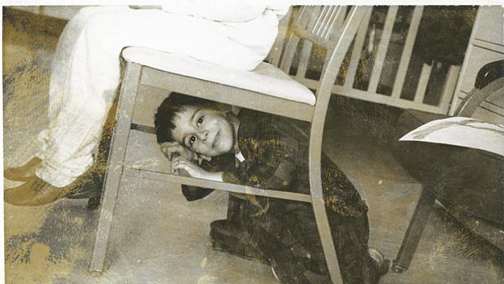 Michael age four, in 1962, at Children’s Hospital Boston