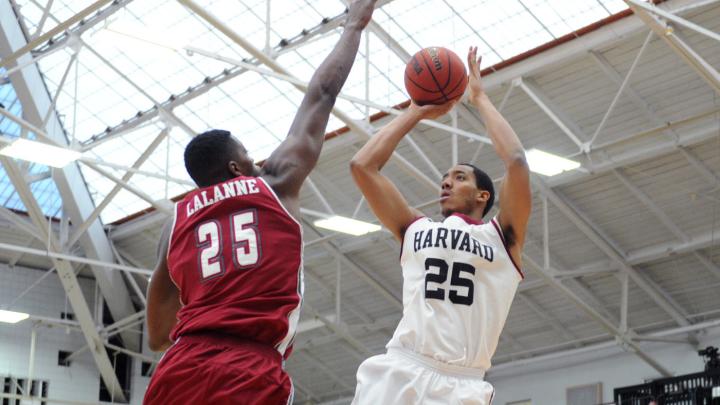 Senior Kenyatta Smith anchored the Harvard front court, with 11 points in his highest scoring output of the season.