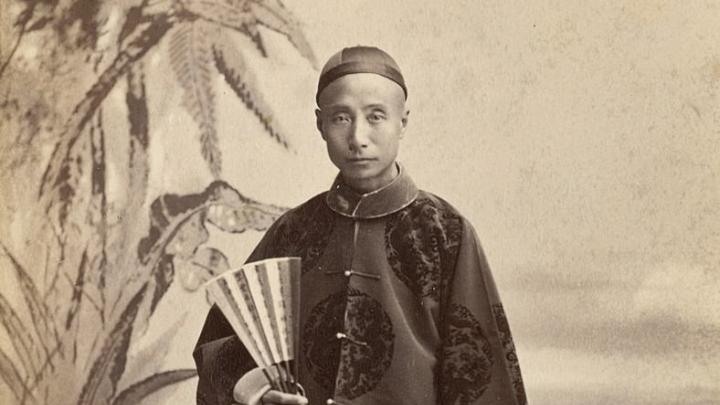 America&rsquo;s (and Harvard&rsquo;s) first Chinese-language teacher, Ge Kunhua, circa 1880