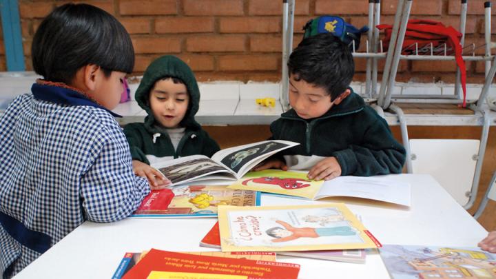 UBC focuses on classroom design and organization as well as lesson content. The program teaches that something as simple as keeping books readily accessible to children, rather than locked away in a cupboard, encourages early engagement with reading.