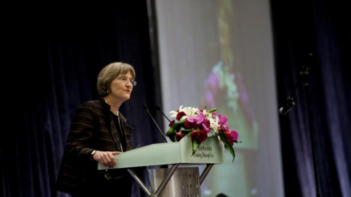 President Drew Faust suggested that China’s rapid expansion of higher education offers “unimagined possibilities for understanding and discovery.”