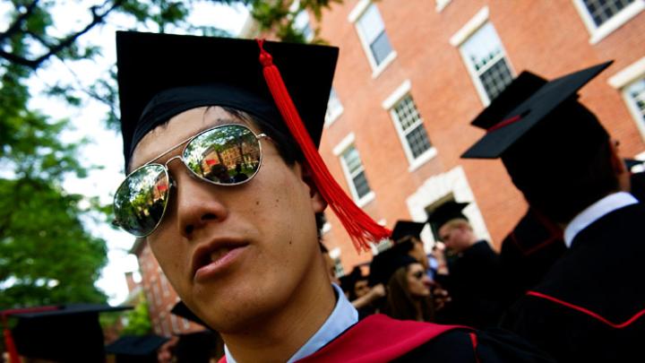 Photograph by Jim Harrison May 25, 2010 - Scenes outside the Baccalaureate service