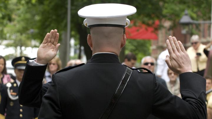 June 3, 2009: ROTC commissioning ceremony