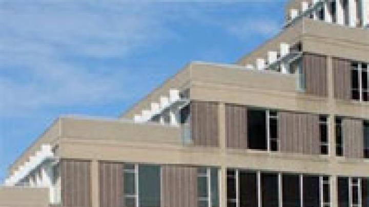 At the Science Center, solar panels provide energy for Cabot Science Library and exterior lights.