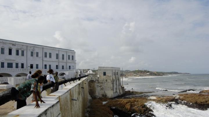 The view of the guns at Cape Coast Castle was the last sight slaves saw of the coastline before departing for the New World.