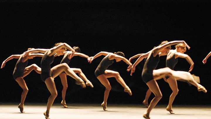 Boston Ballet dancers perform from the <em>Black and White</em> program