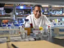 Sharad Ramanathan in his laboratory