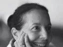 Black and White photograph of Cynthia Zarin