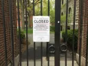 Harvard Yard closed