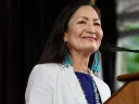 U.S. Secretary of the Interior Deb Haaland at HLS graduation