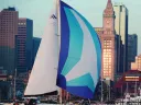 sailing in Boston Harbor
