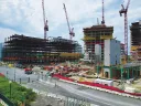Construction site of the commercial Enterprise Research Campus in Allston