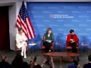 From left: Margrethe Vestager,  Baroness Beeban Kidron,  Maria Ressa, and Shoshana Zuboff