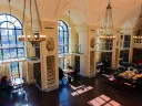 Sunlit library room at the Boston Atheneum