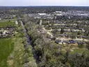 aerial view of Coldwater Creek in Florissant, Mo.