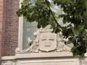 Veritas insignia etched in stone