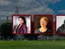 An image of three of the fellows from the Radcliffe Institute selected to be 2026-2027 fellows