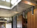 Minimalist décor that is both restful and dynamic allows the food to shine.