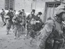 Moulton (at right) leads a mission in Najaf.