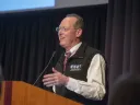 At yesterday’s conference, Paul Farmer, Kolokotrones University Professor of global health and social medicine, spoke about how the Ebola outbreak exposed the need to raise the standard of basic medical care in West Africa. Farmer said that “low aspirations” are “the poison we have to work against.”