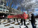 Photograph of February 14 Harvard student protest about harassment