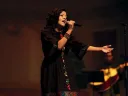 As a singer and songwriter, Claudia García performs mariachi-inspired Latin fusion music.