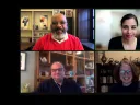 Jerome Offord, Jr., Sara Bleich, Meira Levinson, and Richard Cellini speak via video