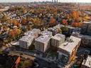 J.J.Carroll housing project in Brighton, with its clustered, offset buildings