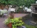 Request a spot on Stellina’s Italian-style back terrace.