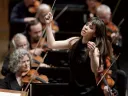 Sarah Hicks conducting the Minnesota Orchestra