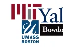 Logos for MIT, Yale University, Bowdoin College, and UMass Boston