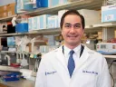 Dan Barouch in his Beth Israel Deaconess Medical Center laboratory