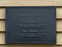 Plaque memorializing slaves, placed on Wadsworth House in 2016