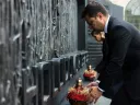 Volodymyr Zelenskyy at the Holodomor Memorial