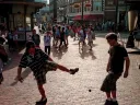 The Square has always attracted those who want to shop, eat, gawk, and play.