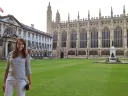 Victoria Baena ’14 at King’s College, in the <i>other</i> Cambridge